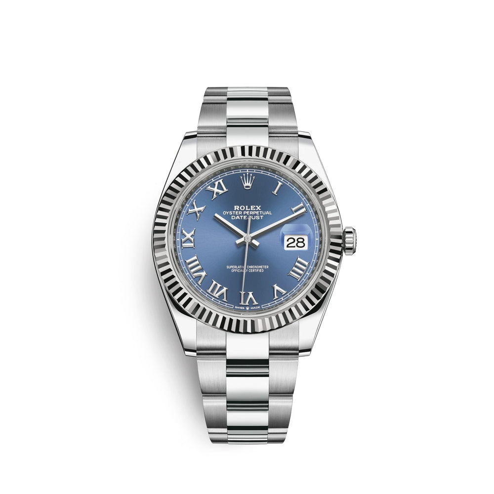 Datejust 41, Stainless Steel and 18k White Gold, 41mm