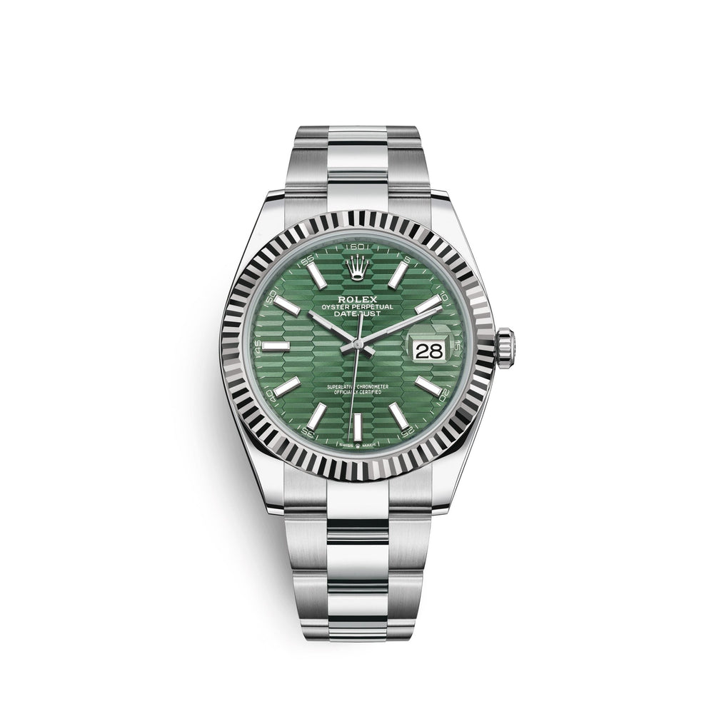 Datejust 41mm, Oystersteel and 18k White Gold