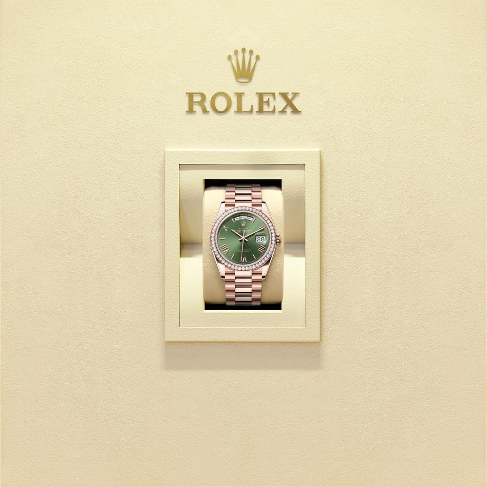 Unworn 2025, Day-Date 36, 18k Everose Gold and Diamond-set, 36mm - image 5