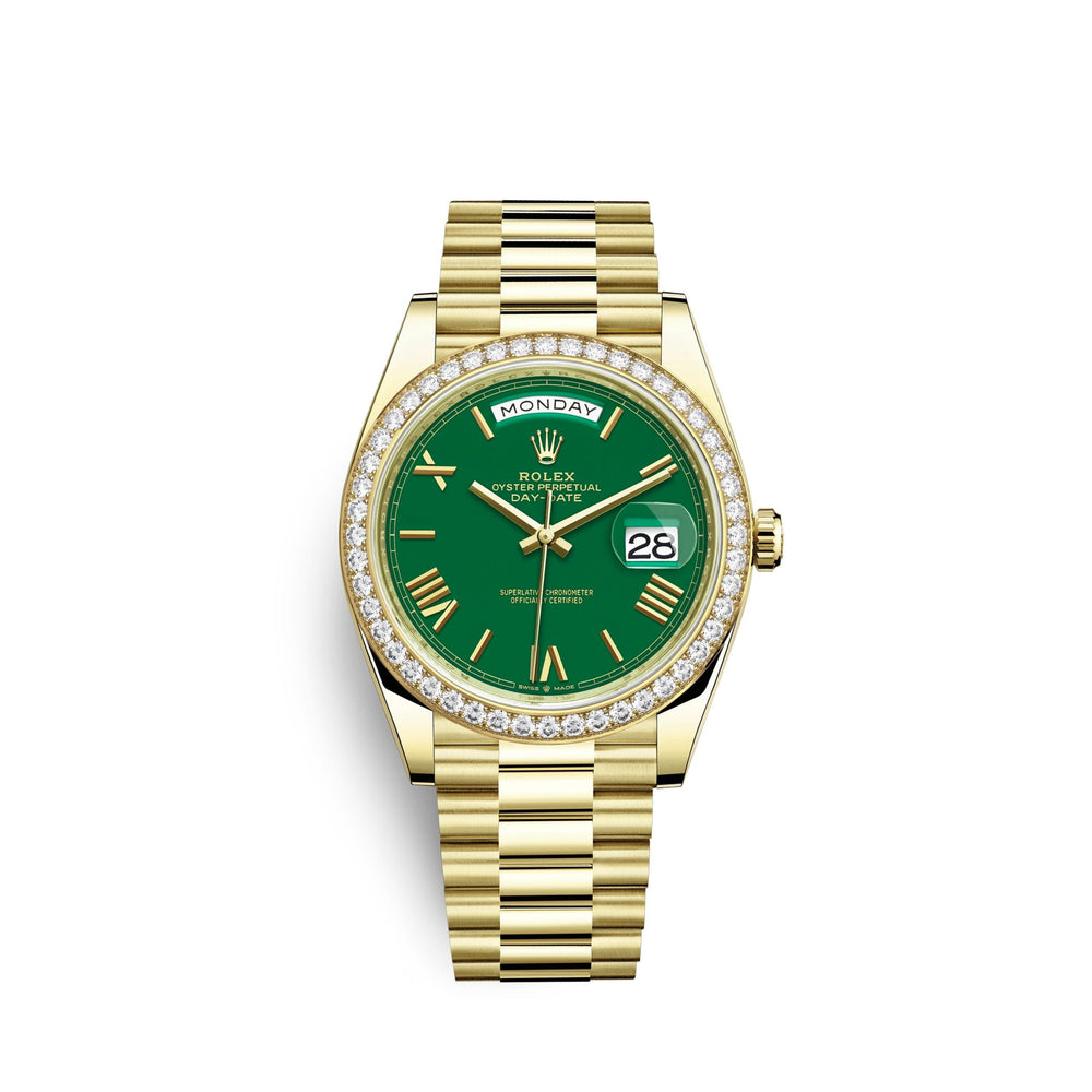 Day-Date, 40mm, 18k Yellow Gold and Diamonds