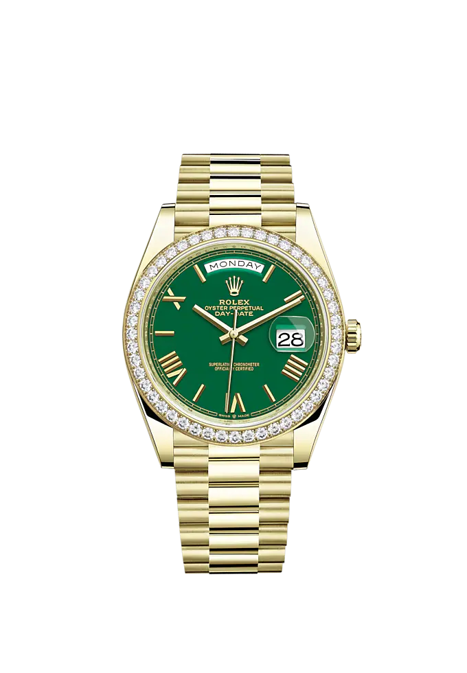 Day-Date, 40mm, 18k Yellow Gold and Diamonds - image 2