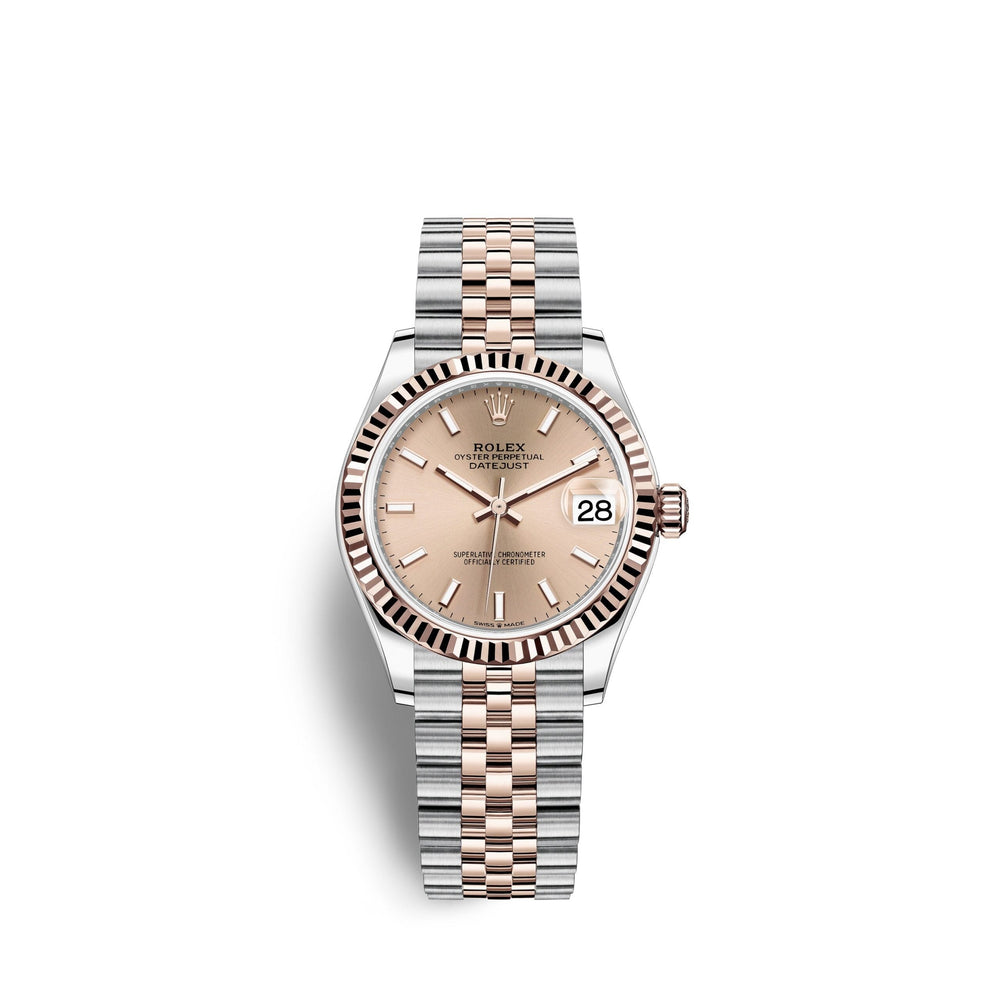 Datejust 31, Oystersteel and 18k Everose Gold