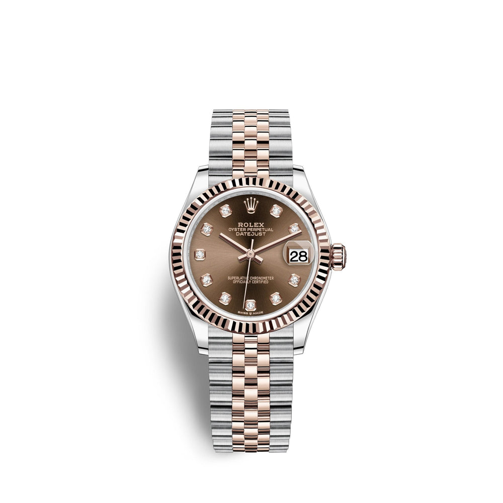 Datejust 31, Oystersteel and 18k Everose Gold