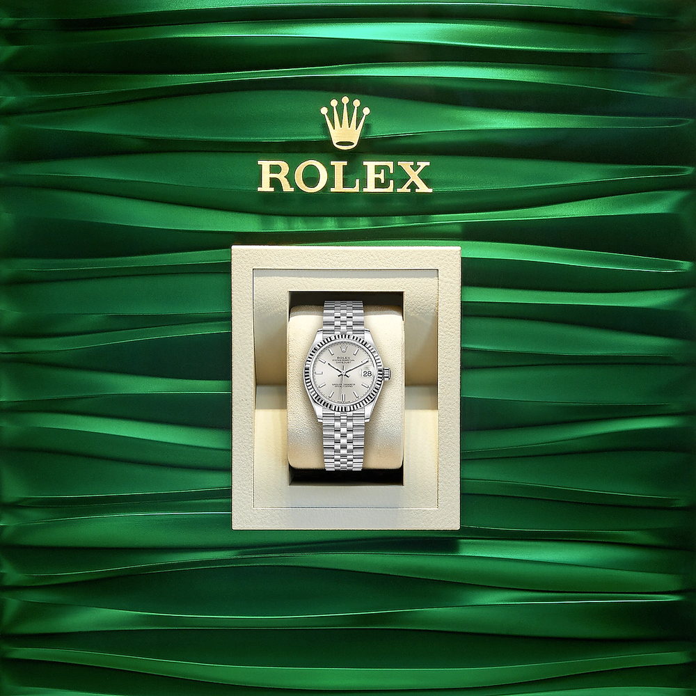 Datejust 31, Oystersteel and 18k White Gold - image 5