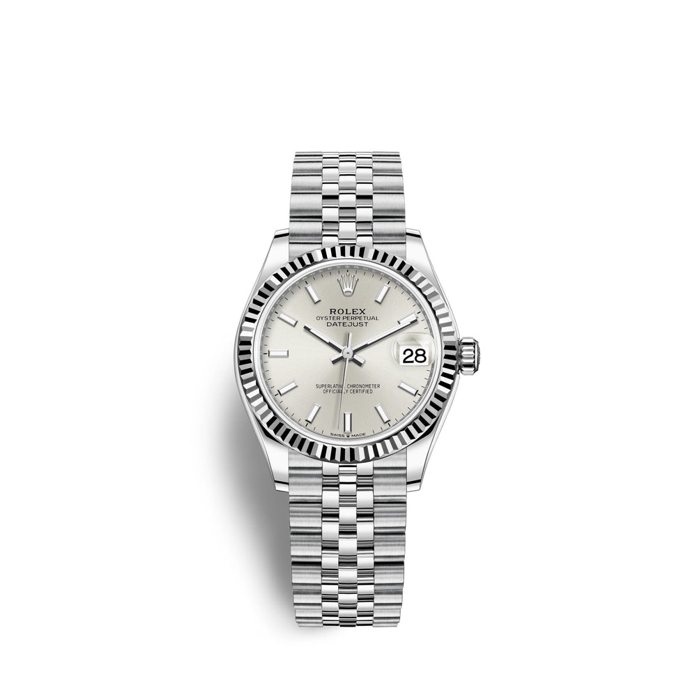 Datejust 31, Oystersteel and 18k White Gold