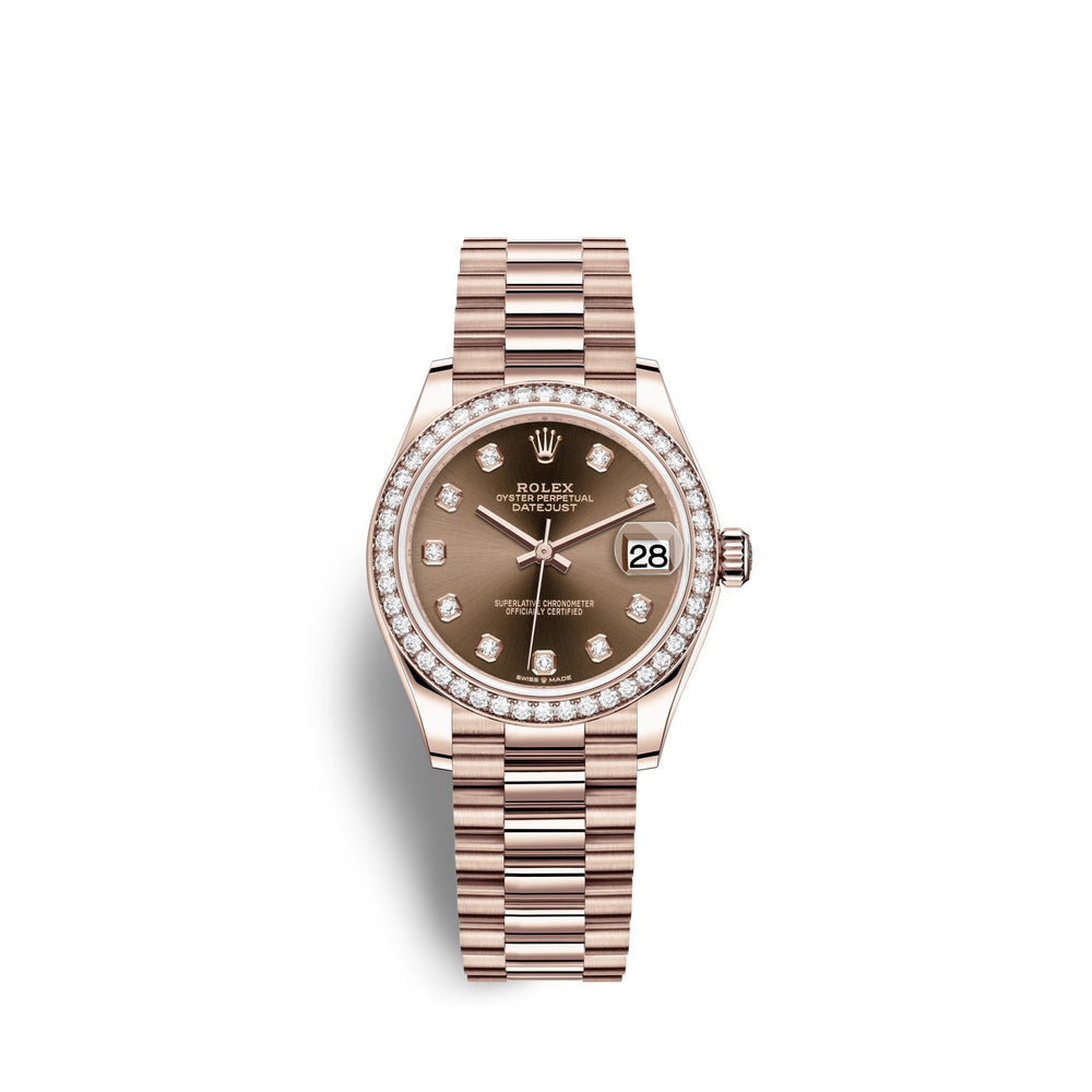 Datejust 31, 18kt Everose Gold