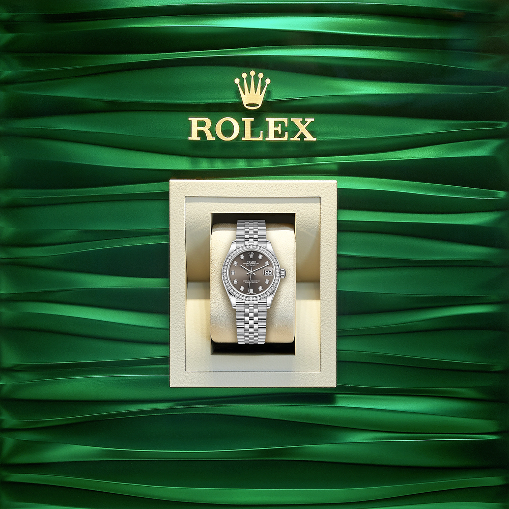 Datejust 31, Oystersteel, 18kt White Gold and diamonds - image 5