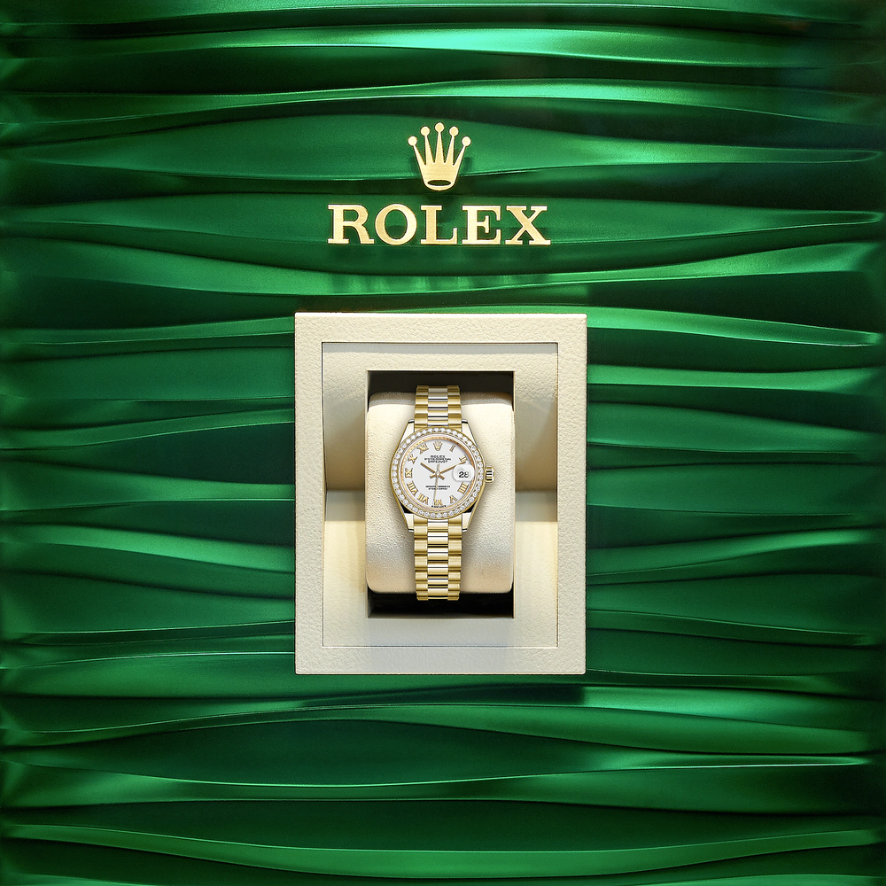 Lady-Datejust 28, 18kt Yellow Gold and diamonds - image 5