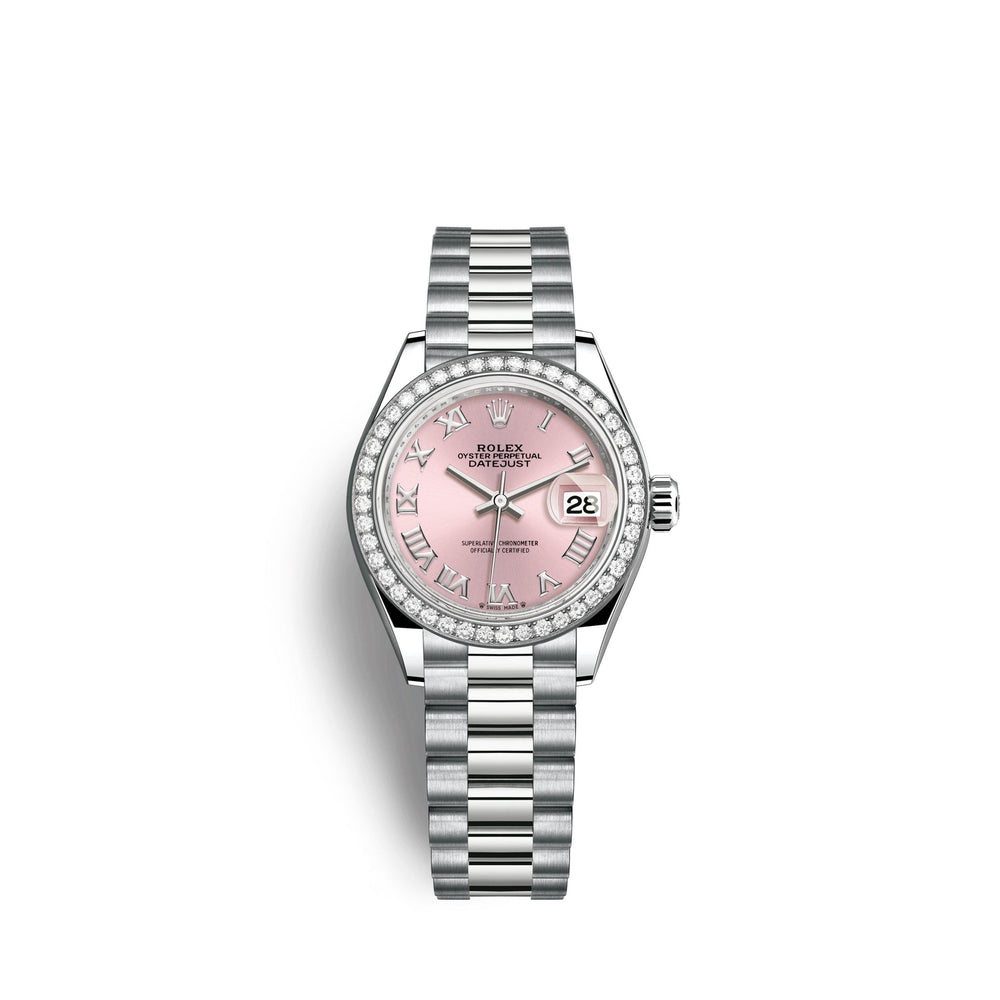 Lady-Datejust 28mm, 18k White Gold
