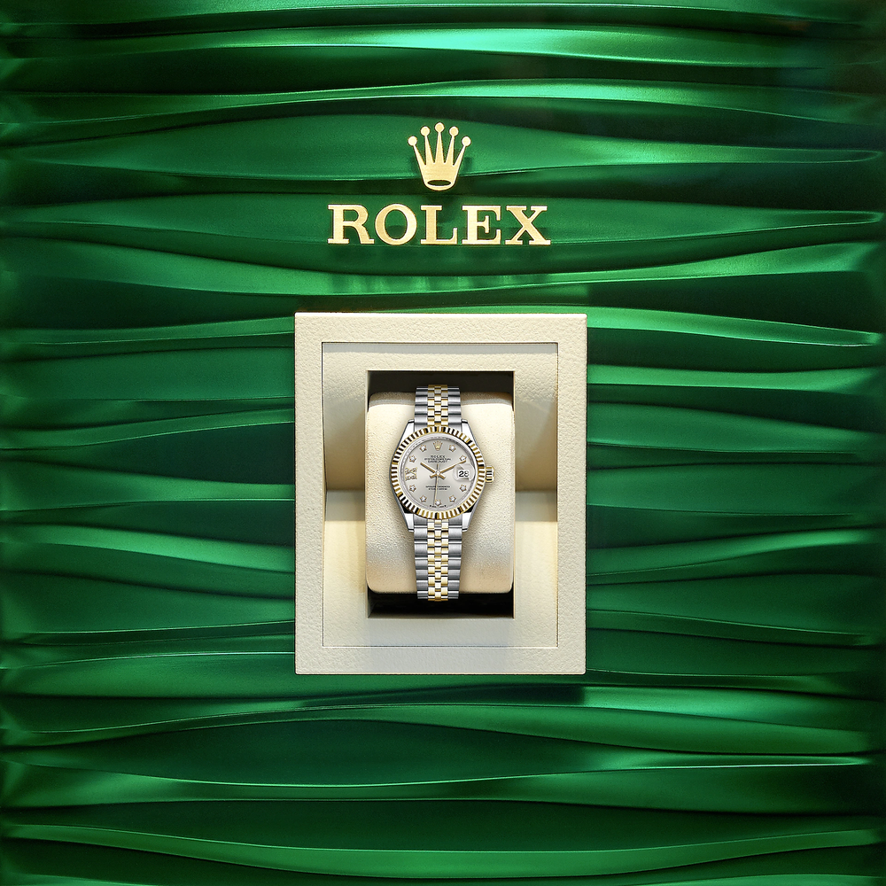 Lady-Datejust 28, Oystersteel and 18k Yellow Gold - image 5