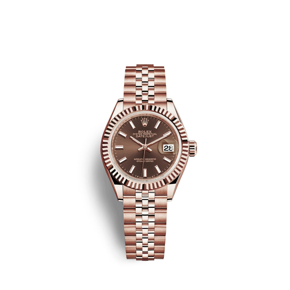 Lady-Datejust 28, 18k Everose Gold