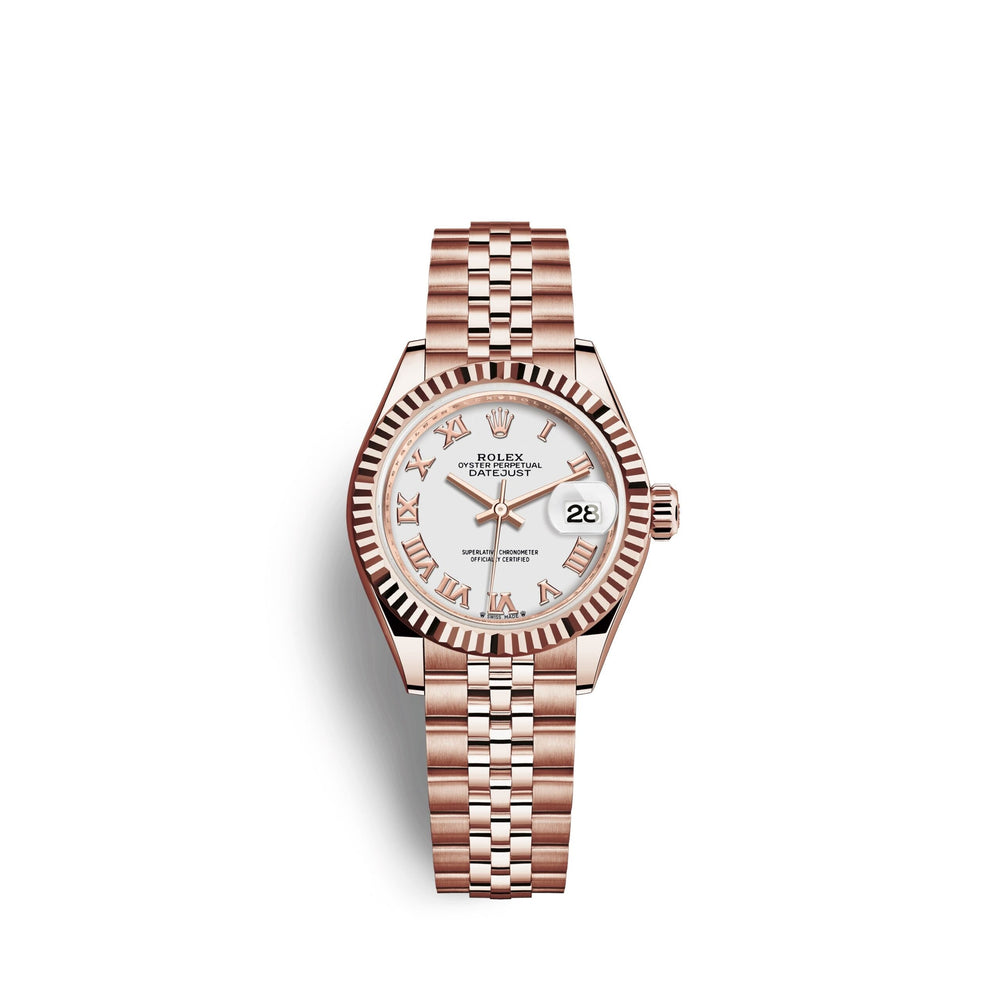 Lady-Datejust 28, 18k Everose Gold