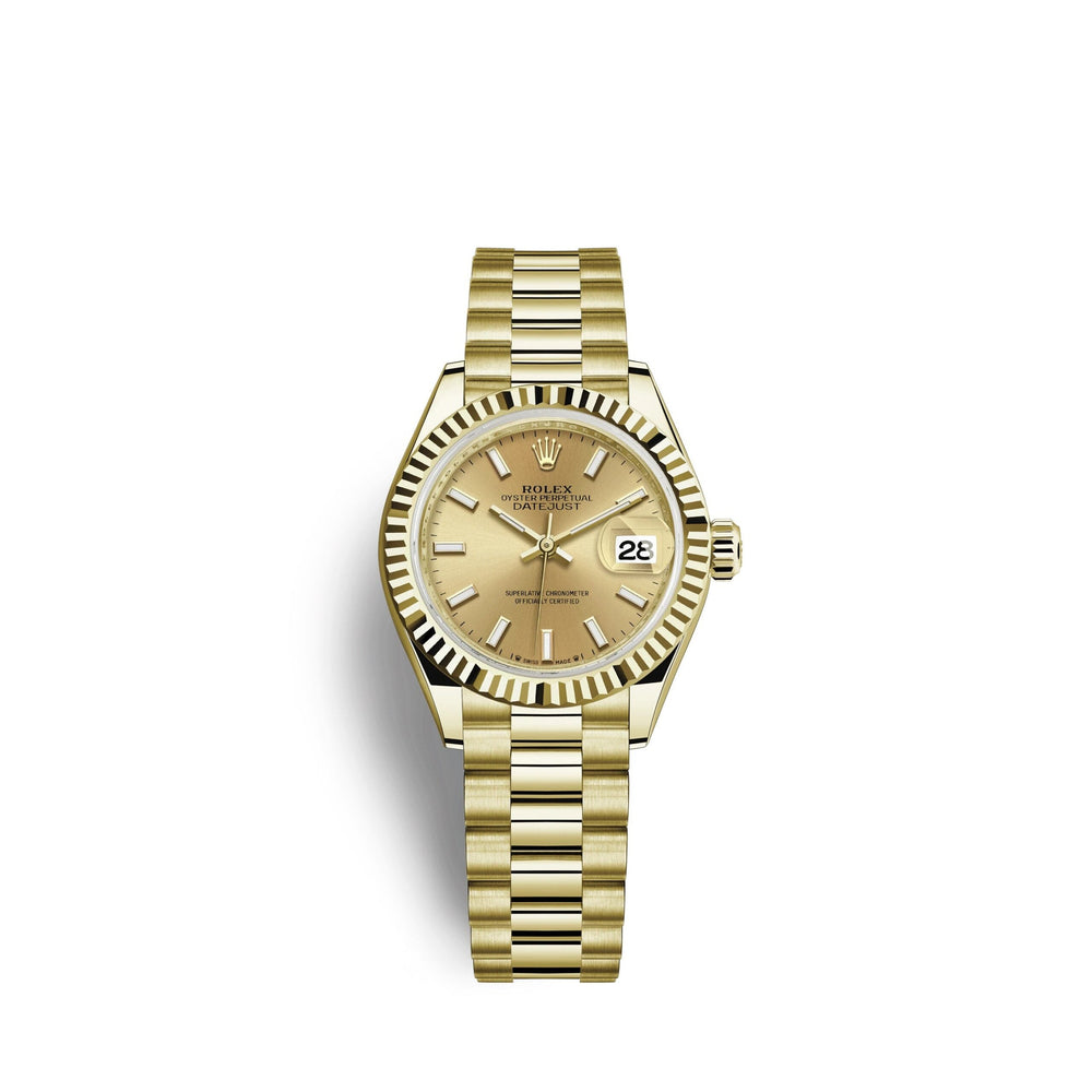 Lady-Datejust 28, 18k Yellow Gold
