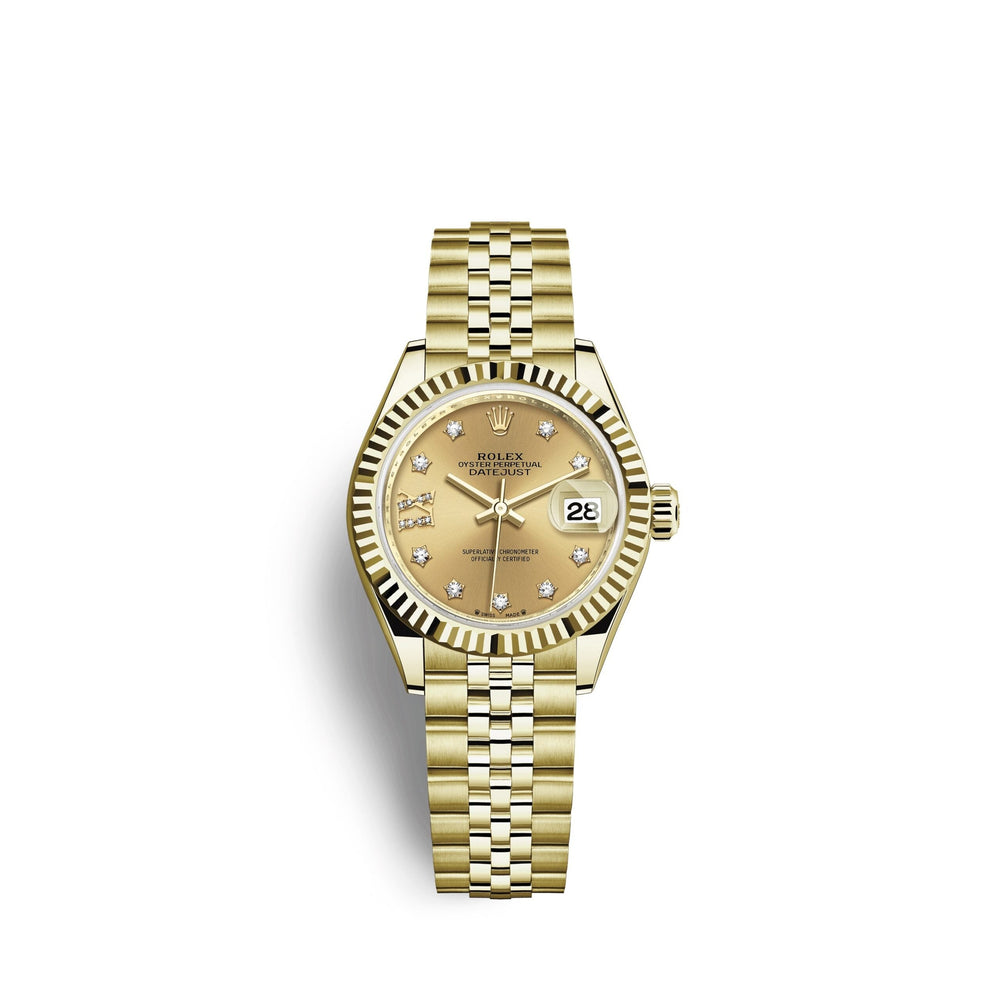 Lady-Datejust 28, 18k Yellow Gold