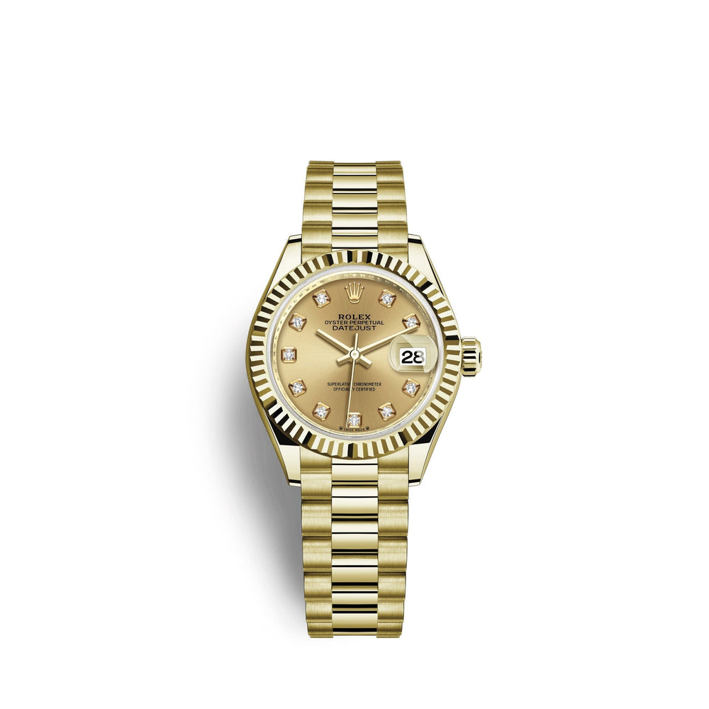 Lady-Datejust 28, 18k Yellow Gold
