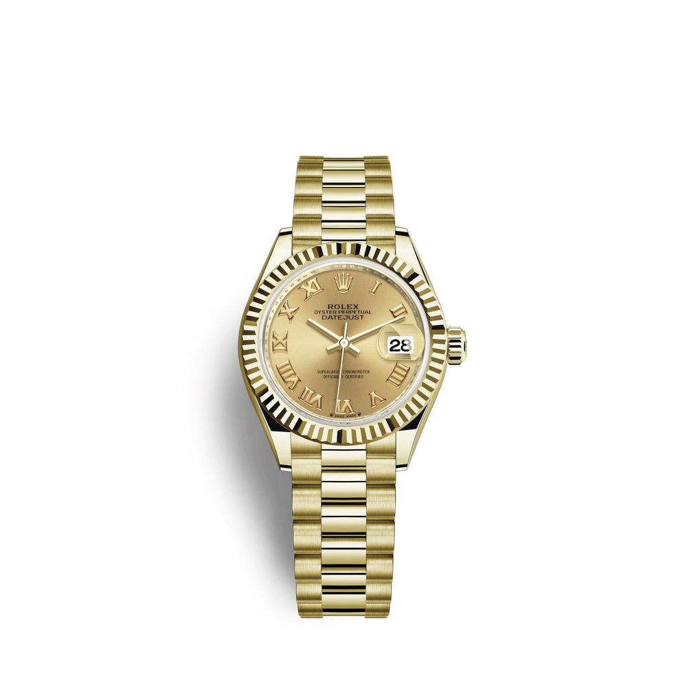 Lady-Datejust 28, 18k Yellow Gold
