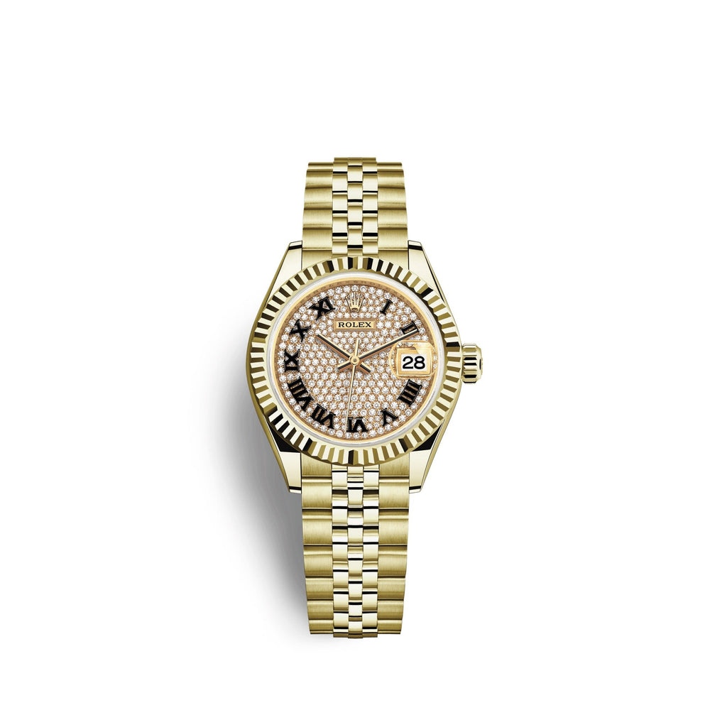 Lady-Datejust 28, 18k Yellow Gold
