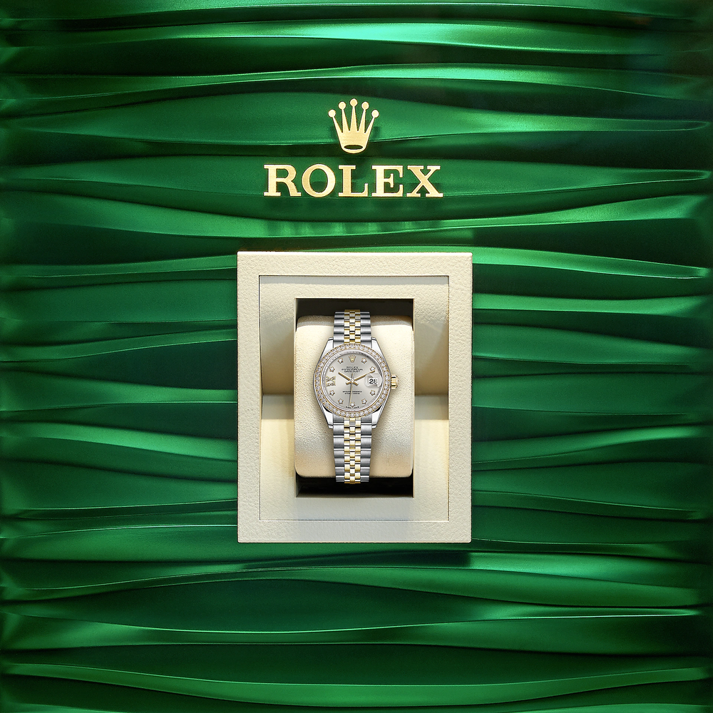 Lady-Datejust 28, Oystersteel and 18k Yellow Gold - image 5