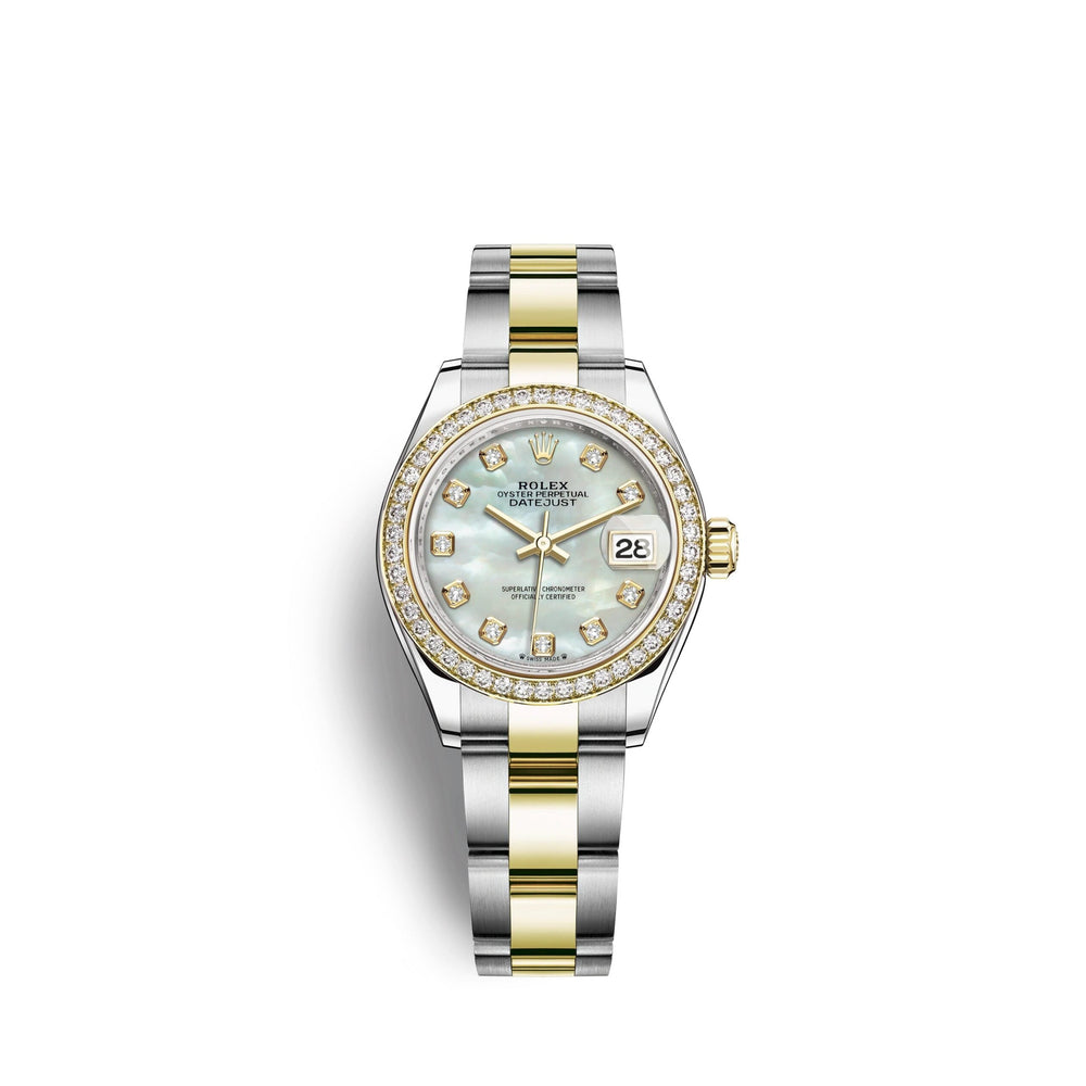 Lady-Datejust 28, Oystersteel and 18k Yellow Gold