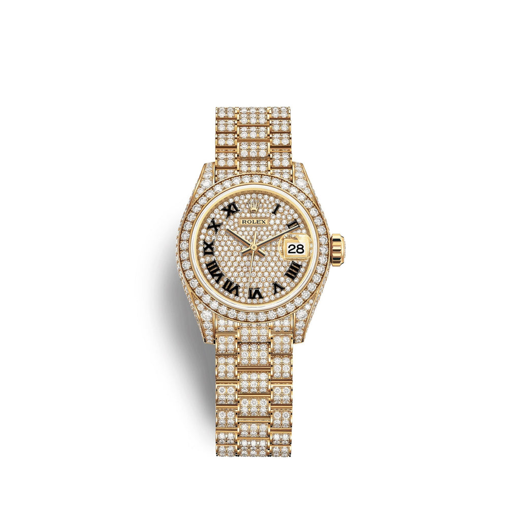 Lady-Datejust 28, 18k Yellow Gold