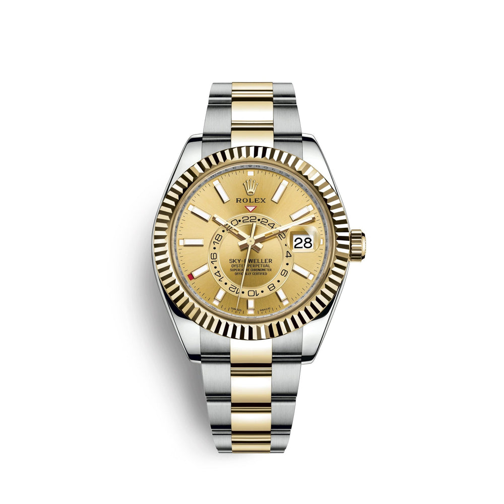 Sky-Dweller 42mm, Oystersteel and 18k Yellow Gold