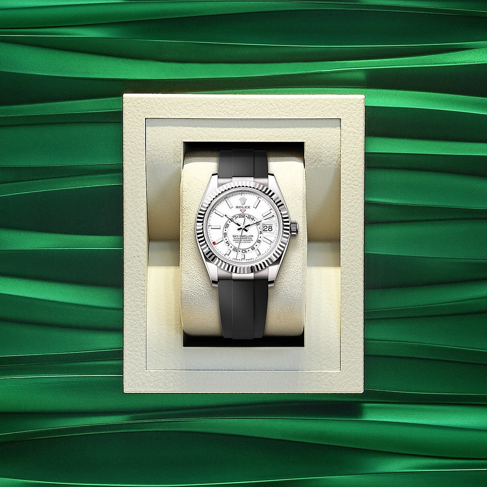 Sky-Dweller, 42mm, 18k White Gold - image 5