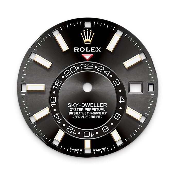 Sky-Dweller, 42mm, Oystersteel and 18k Yellow Gold, Black, Oyster - image 2
