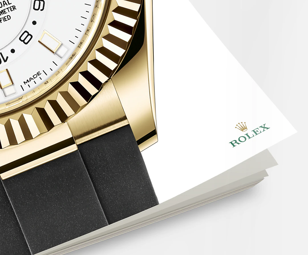 Sky-Dweller 42mm, 18k Yellow Gold, Oysterflex - image 5