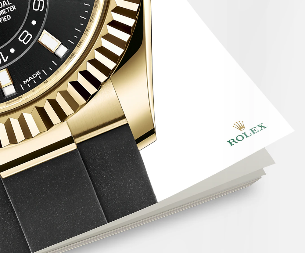 Sky-Dweller 42mm, 18k Yellow Gold, Oysterflex - image 8