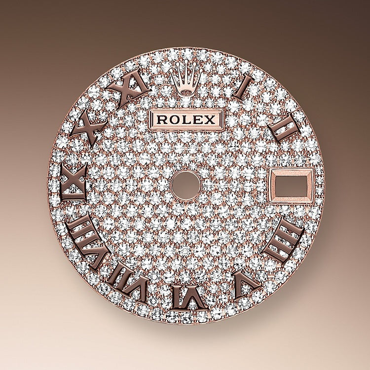 Lady-Datejust 28, 18kt Everose Gold and diamonds - image 2