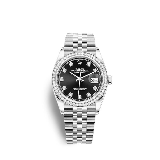 Datejust 36 Oystersteel and white gold