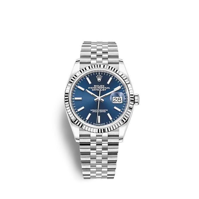 Datejust 36 Oystersteel and white gold