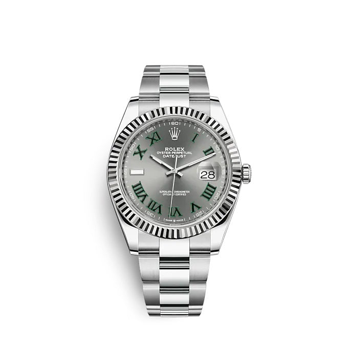 Datejust 41 Oystersteel and white gold