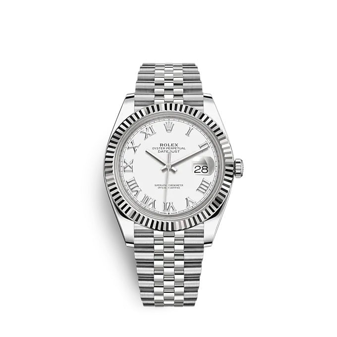 Datejust 41 Oystersteel and white gold