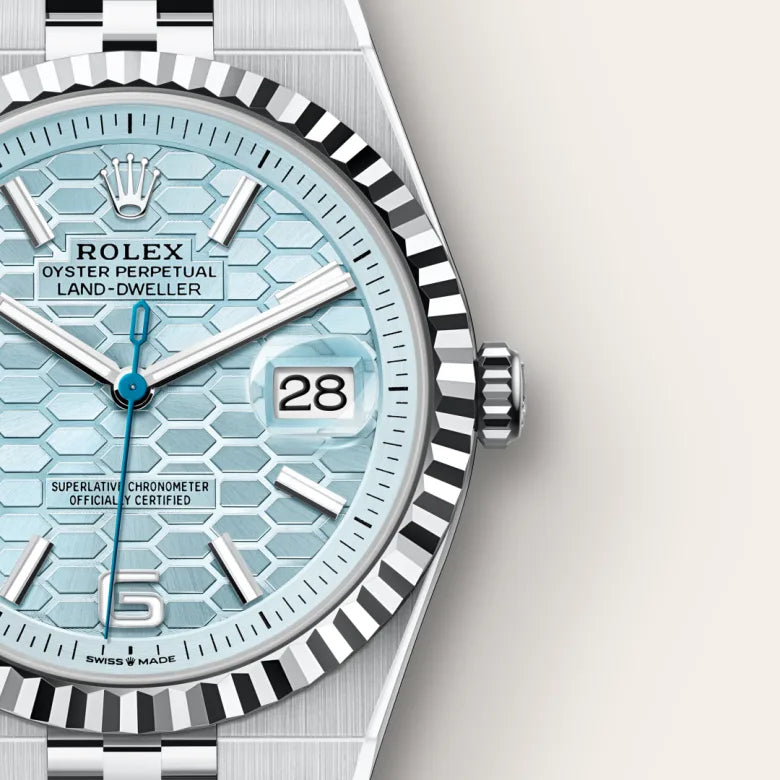 Land-Dweller 40mm Oyster Platinum M127336-0001 - image 2