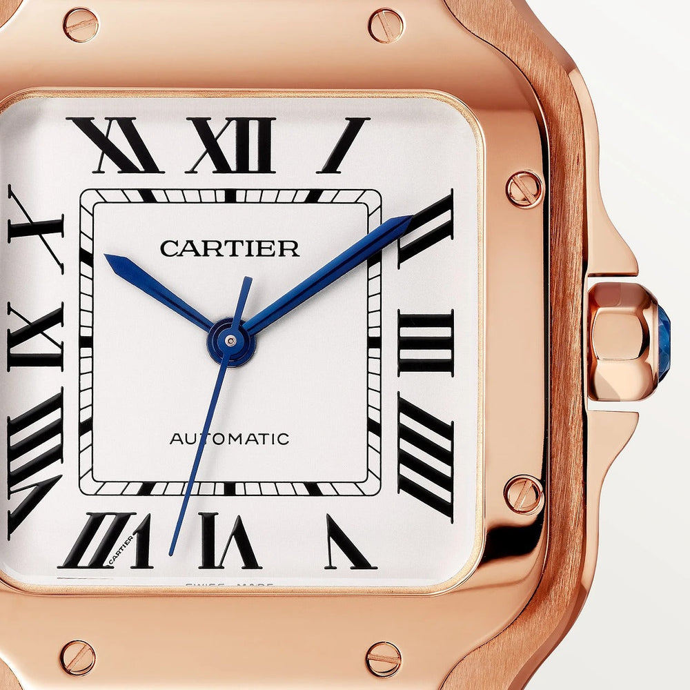 Unworn Santos, 18k Rose Gold, 35.1mm - image 2