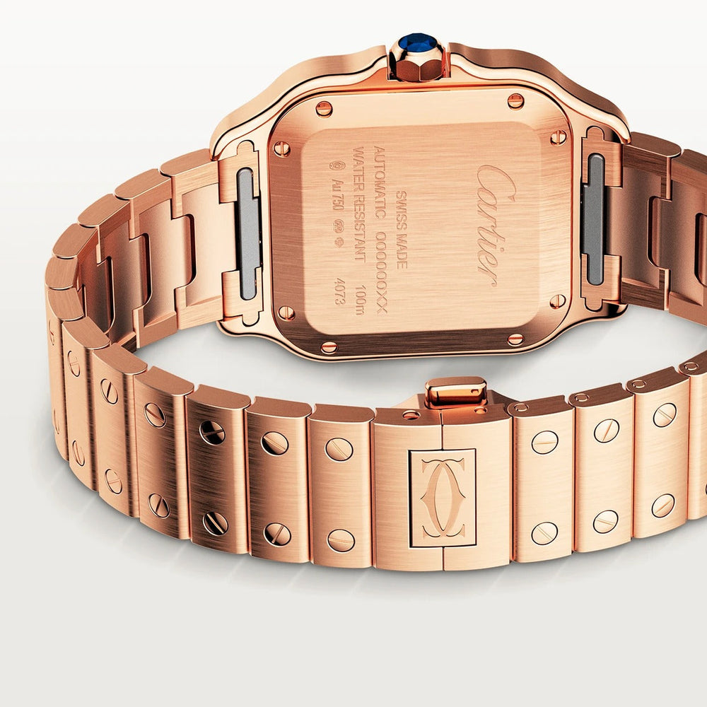 Unworn Santos, 18k Rose Gold, 35.1mm - image 4