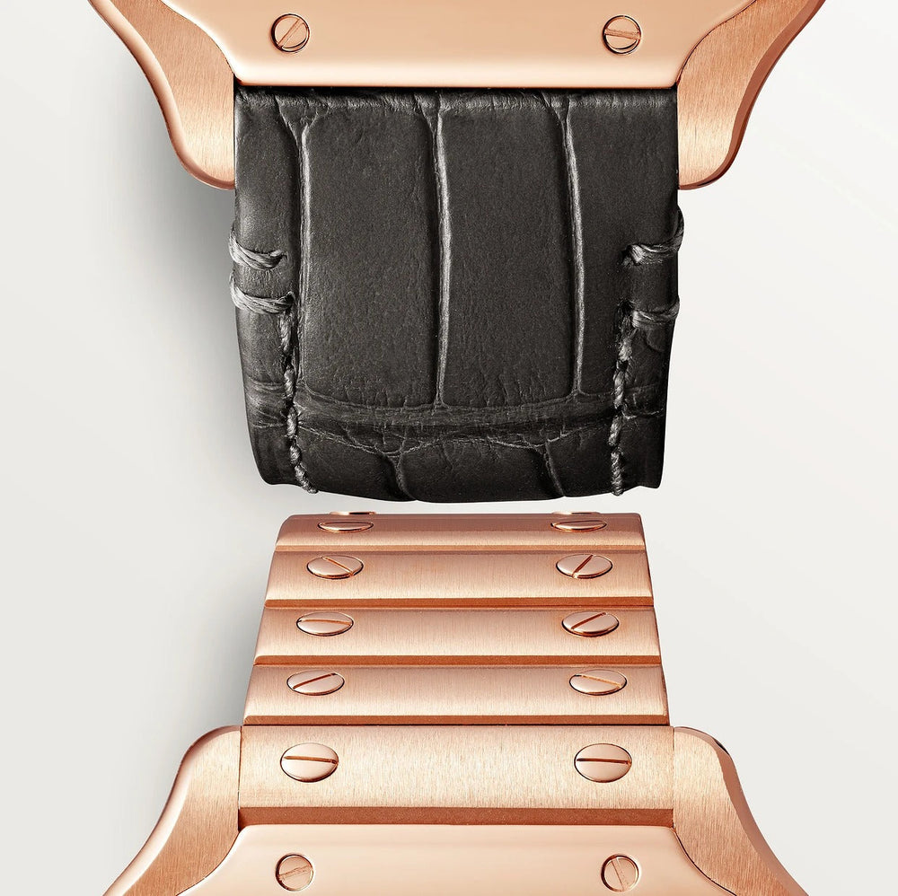 Unworn Santos, 18k Rose Gold, 35.1mm - image 6