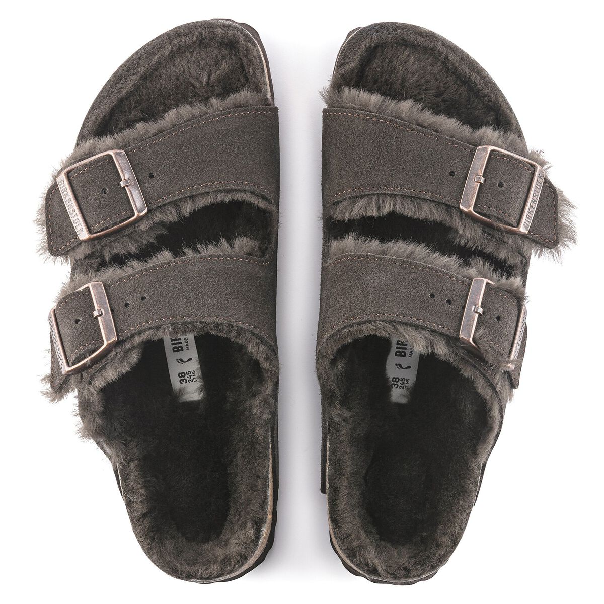 Arizona Shearling Suede Leather