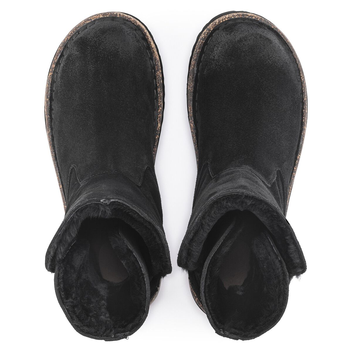 Uppsala Shearling Suede Leather