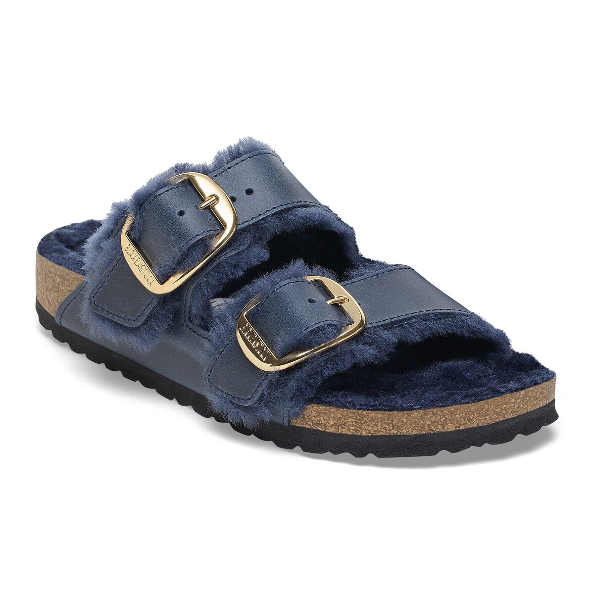 Arizona Big Buckle Shearling Oiled Leather