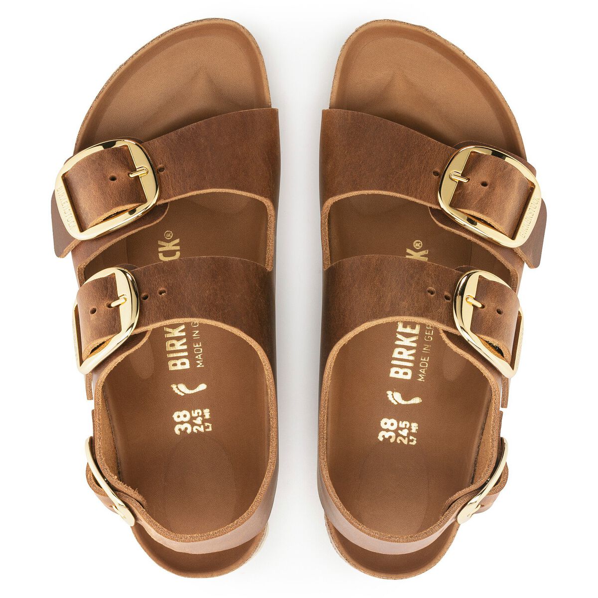 Milano Big Buckle Oiled Leather