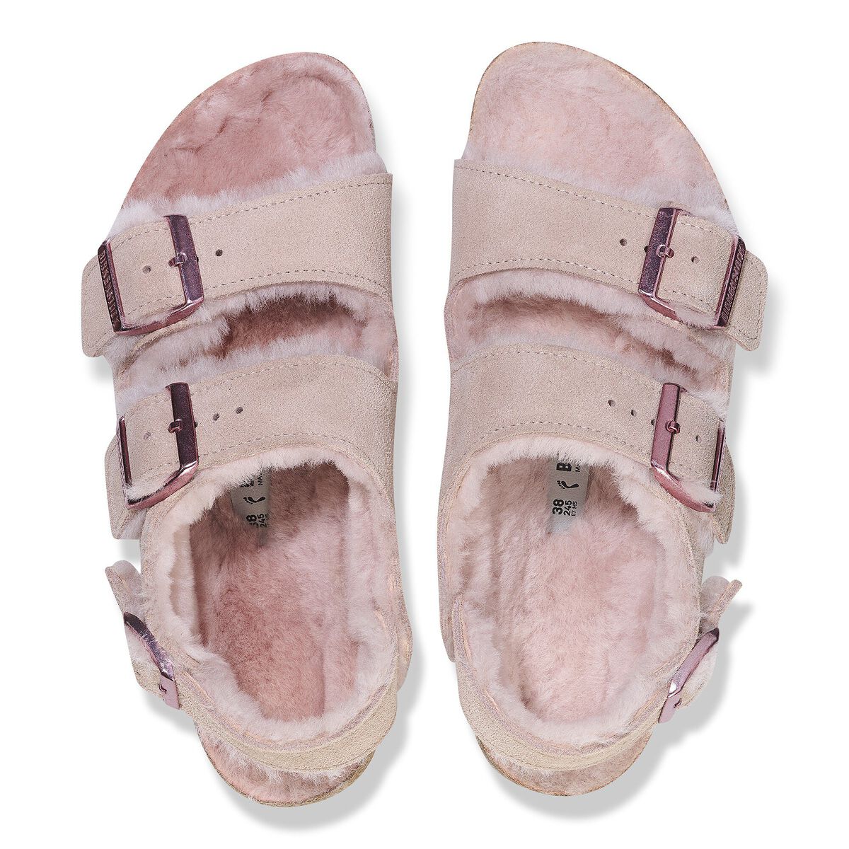Milano Suede Shearling Suede Leather-Shearling