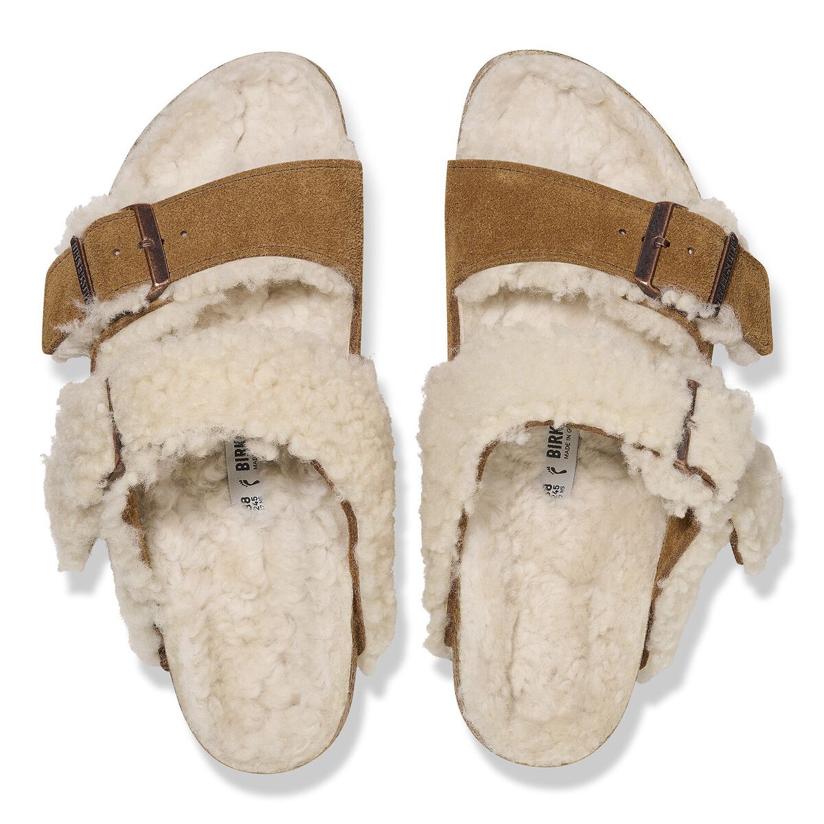 Arizona Teddy Split Suede Leather-Shearling