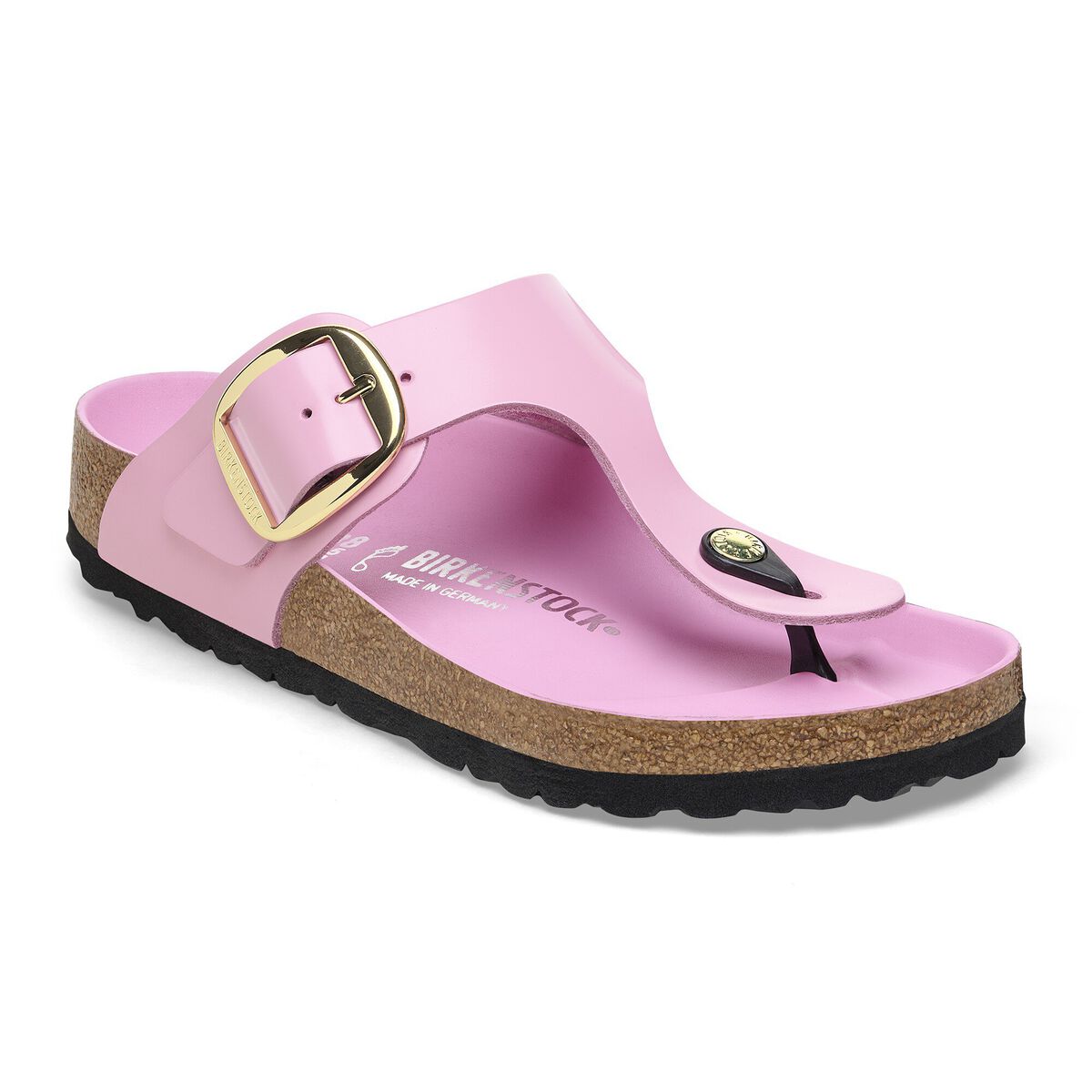 Gizeh Big Buckle Natural Leather Patent