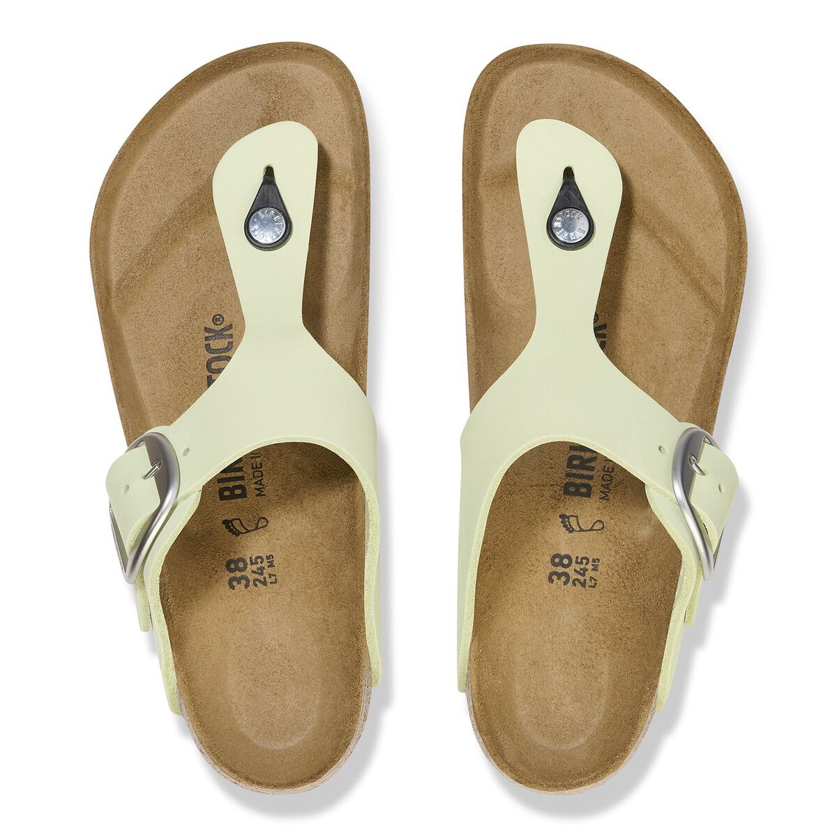 Gizeh Big Buckle Nubuck Leather