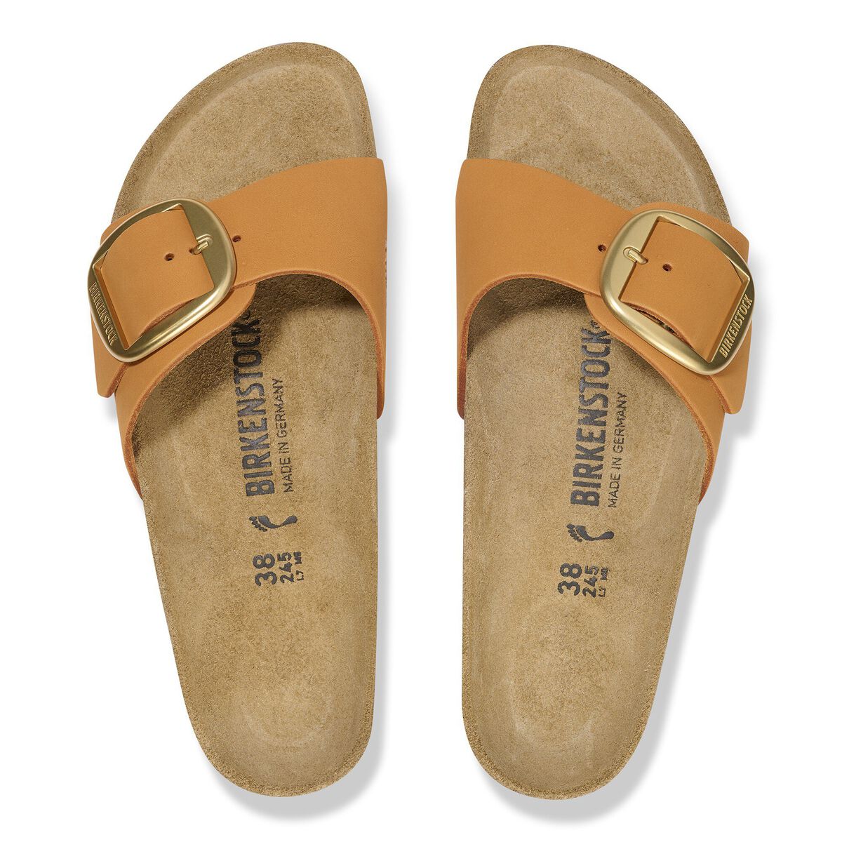 Madrid Big Buckle Nubuck Leather