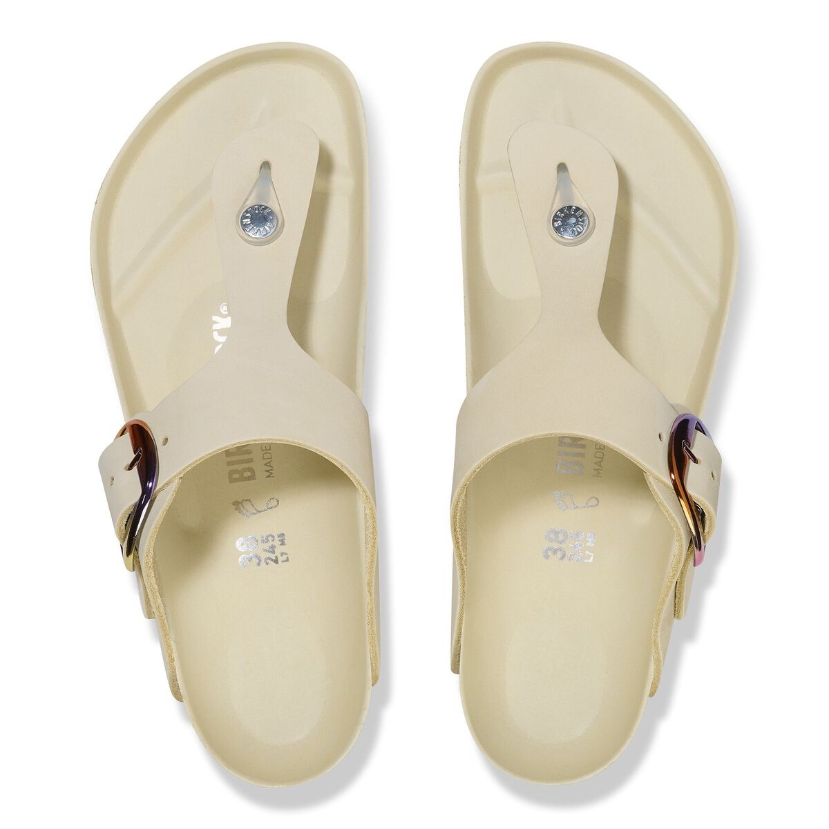 Gizeh Big Buckle Nubuck Leather
