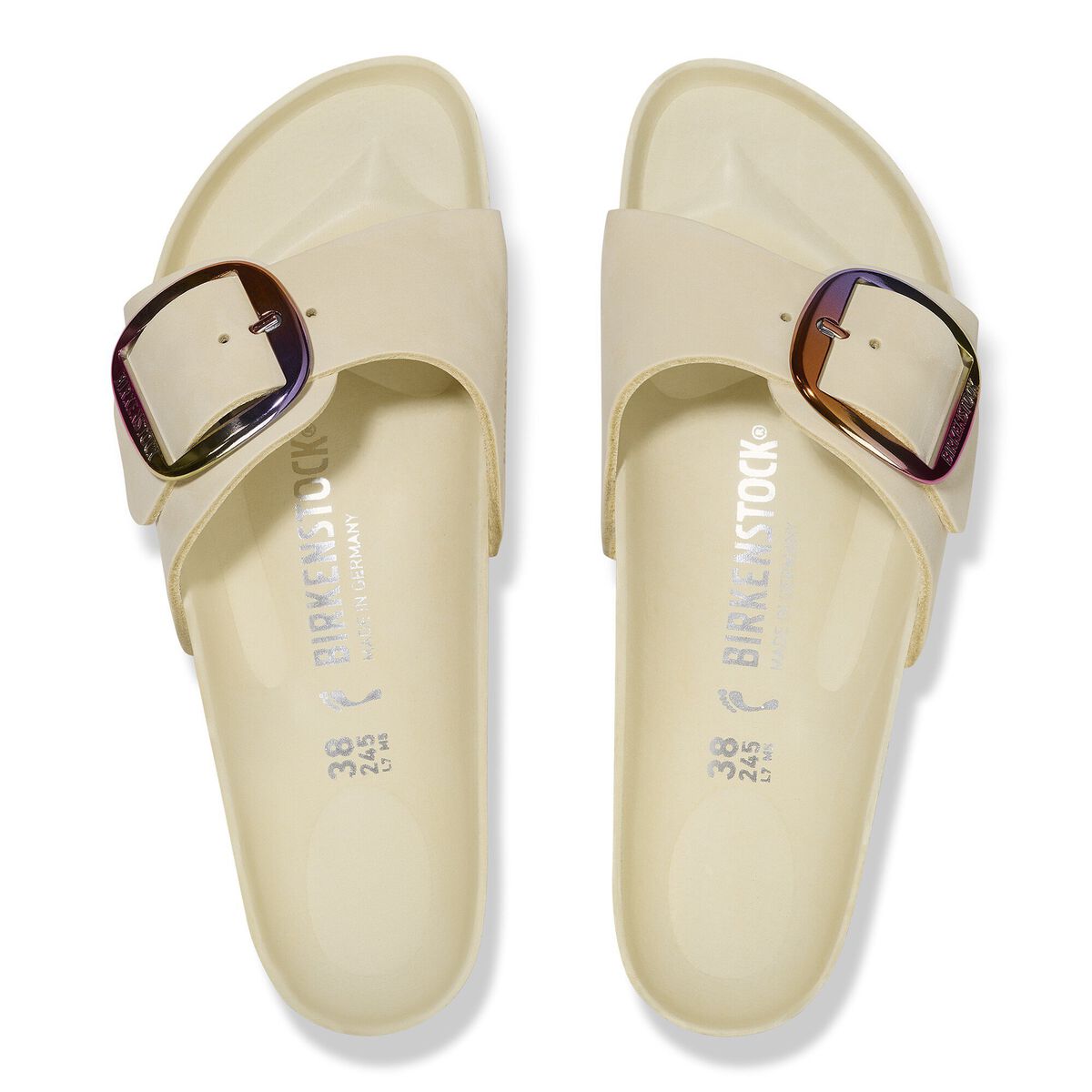 Madrid Big Buckle Nubuck Leather