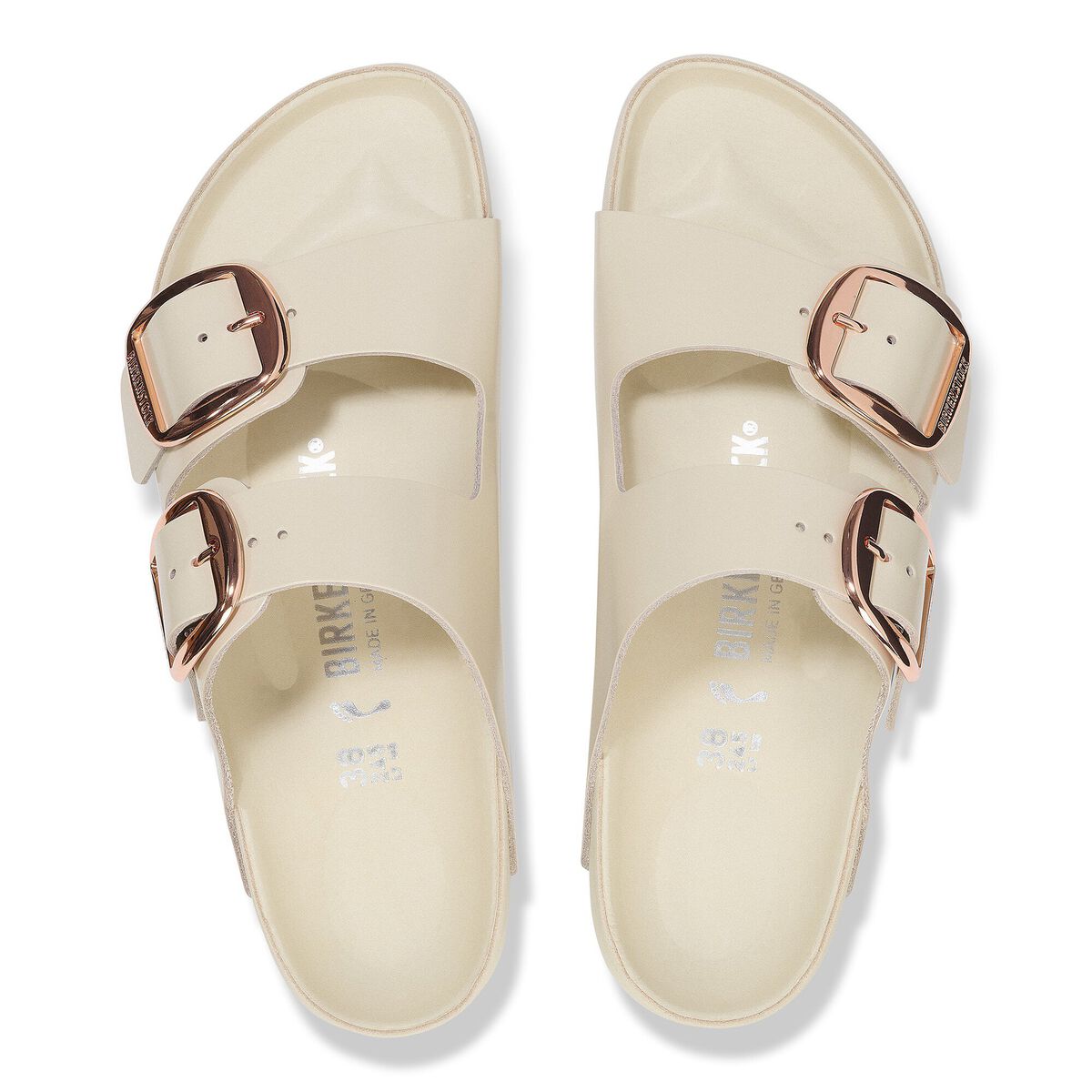 Arizona Big Buckle Natural Leather Patent